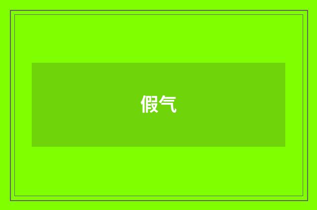 假气