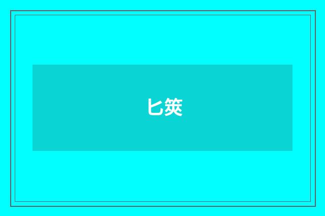 匕筴