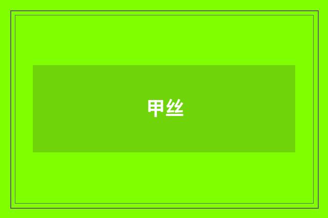 甲丝
