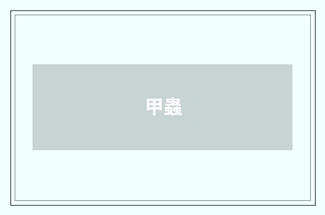 甲蟲