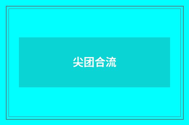 尖团合流