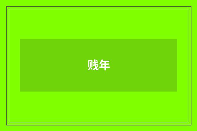 贱年