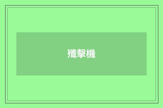 殲擊機