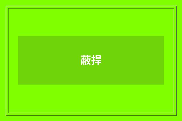 蔽捍